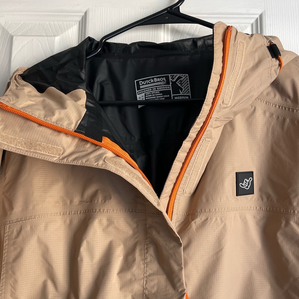 Tan Dutch Bros Windbreaker